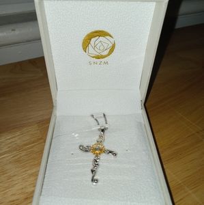 Sunflower Pendant Necklace